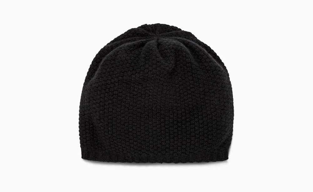 Ugg Hats Canada - Ugg Men's Hendrix Popcorn Stitch Black